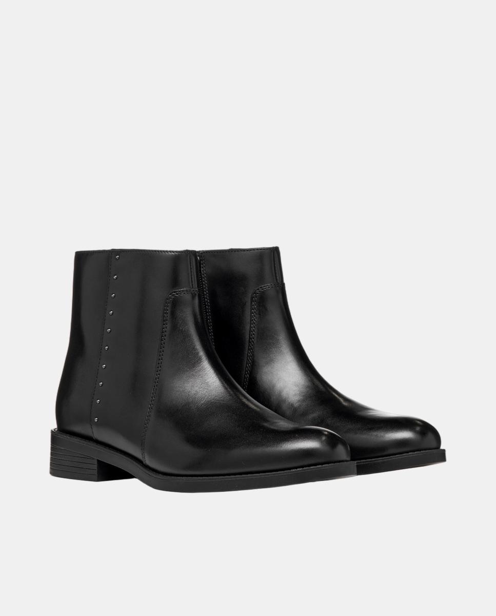 Botas de cano baixo Preto-3