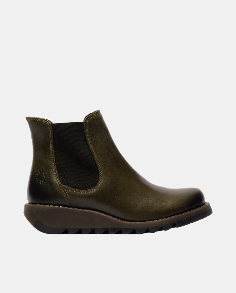 Imagem 0 de Botim em Pele Slip-On