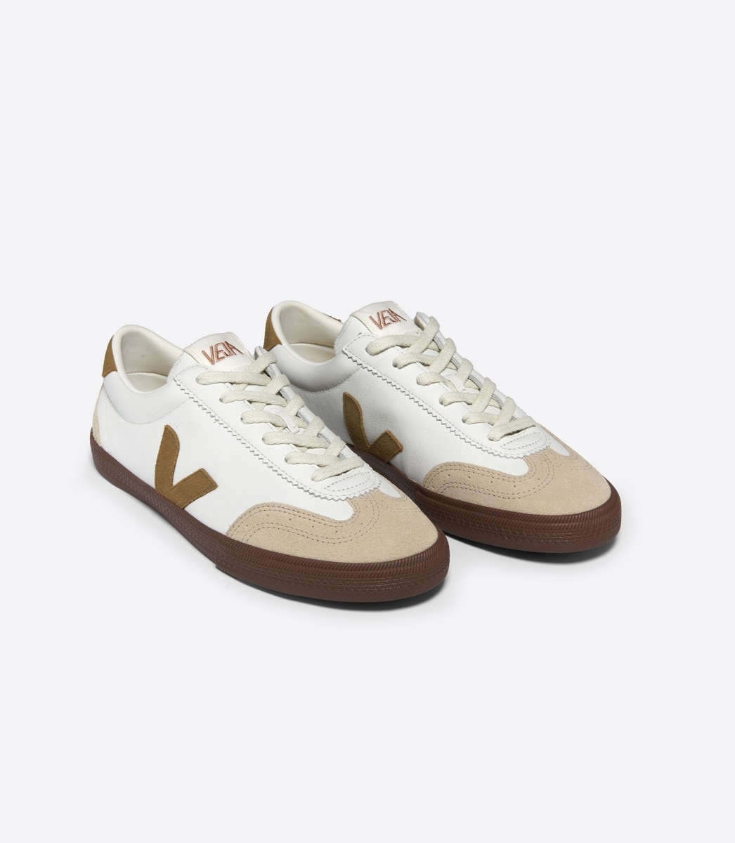 Sapatilhas Volley Leather White Tent Bark 2