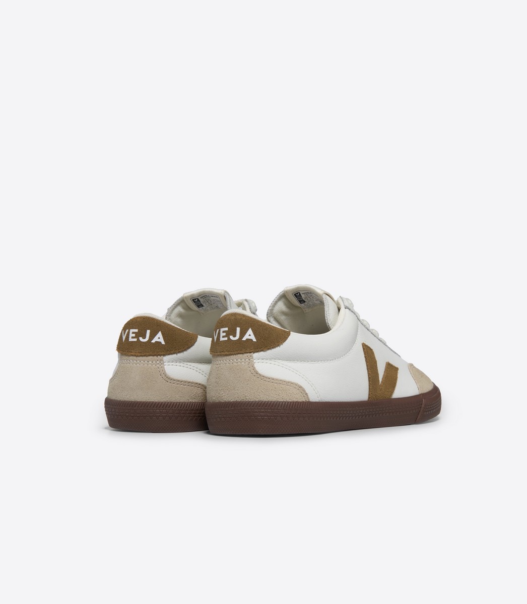 Sapatilhas Volley Leather White Tent Bark 3