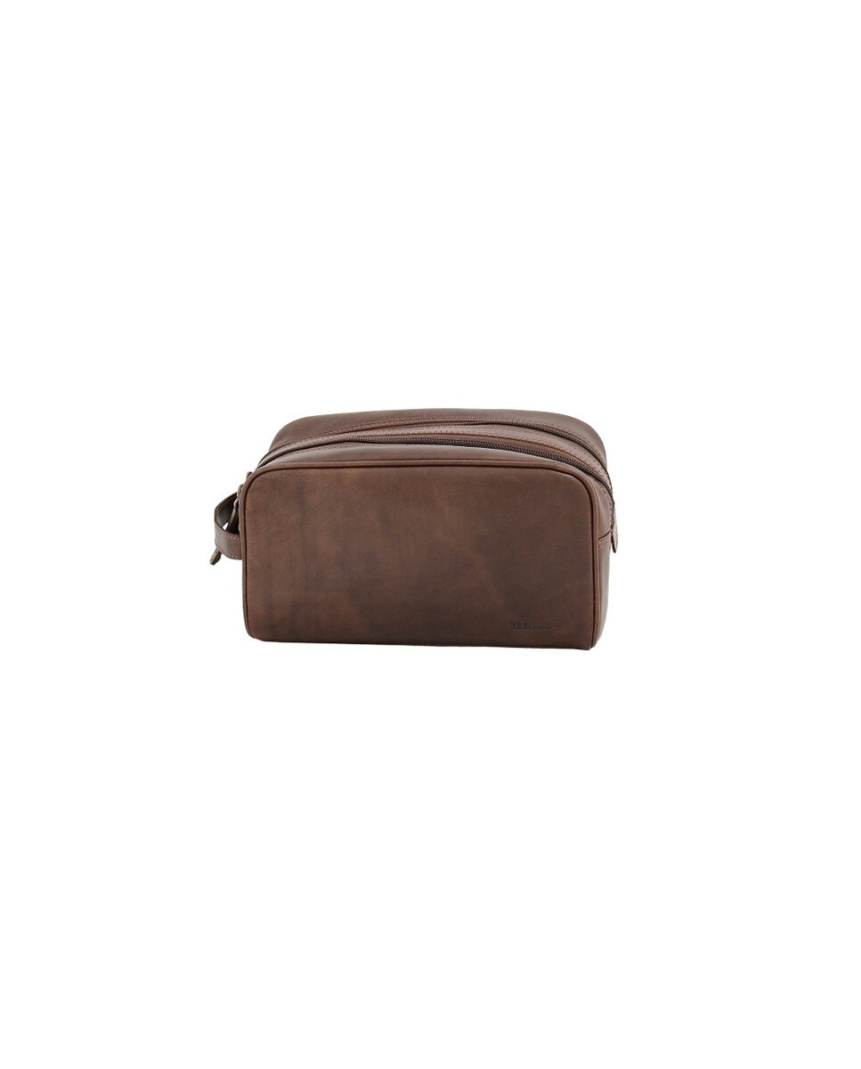 Imagem 0 de Necessaire de Homem Adventure 017 em pele by Marta Ponti - Castanho