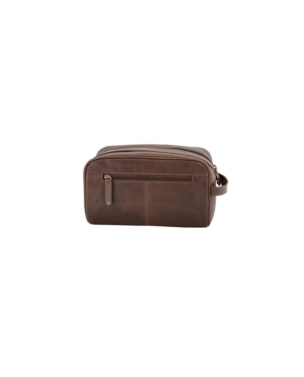 Necessaire de Homem Adventure 017 em pele by Marta Ponti - Castanho 2