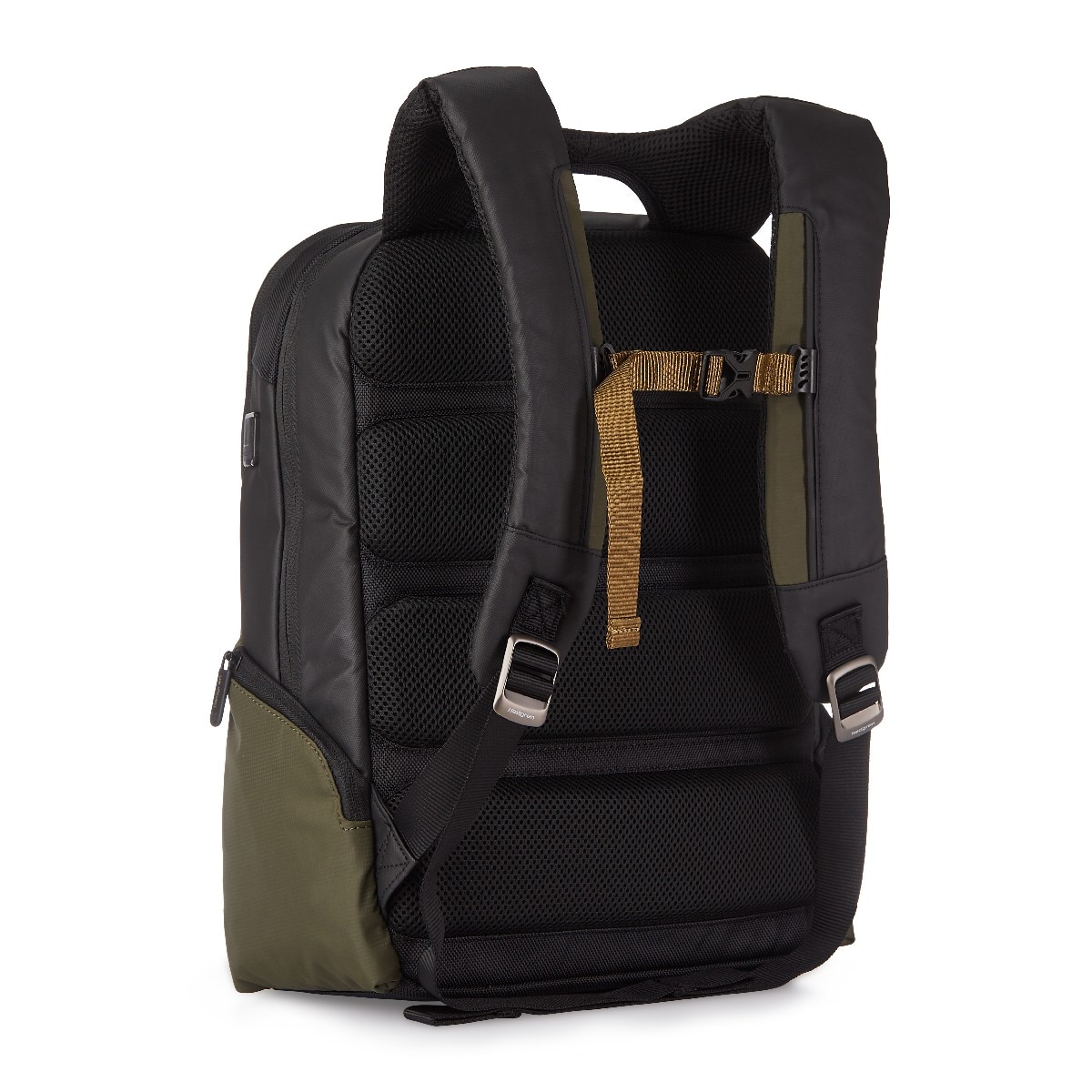 Mochila 2 Compartimentos em Preto 15,4" RFID HEDGREN Tram HCOM04 Verde-2