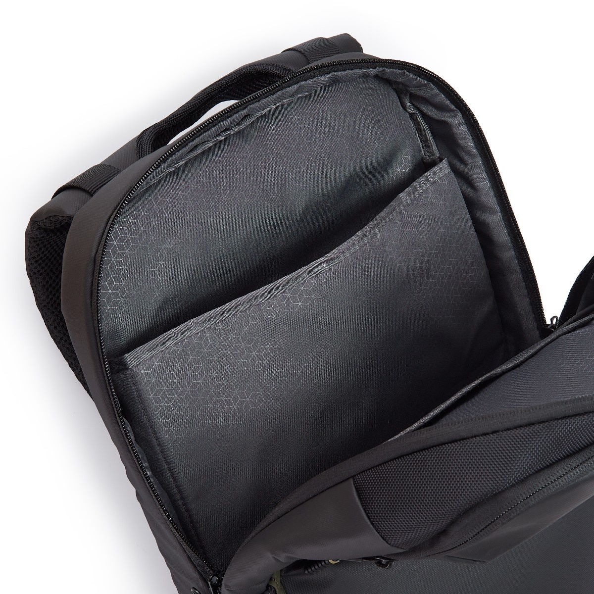 Mochila 2 Compartimentos em Preto 15,4" RFID HEDGREN Tram HCOM04 Verde-9