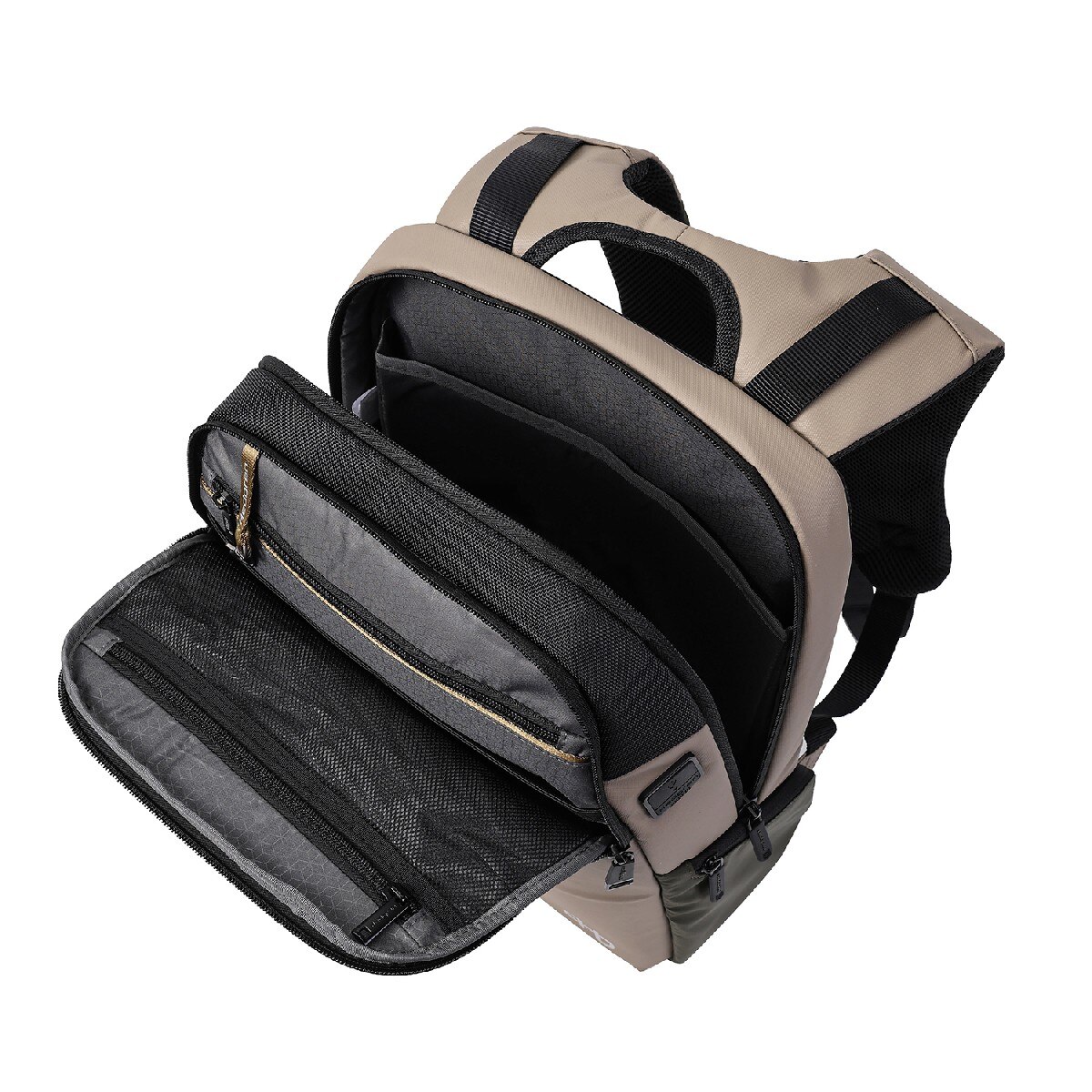 Mochila em BEGE VINTAGE 40 cm HEDGREN TRAM HCOM04 Taupe-8