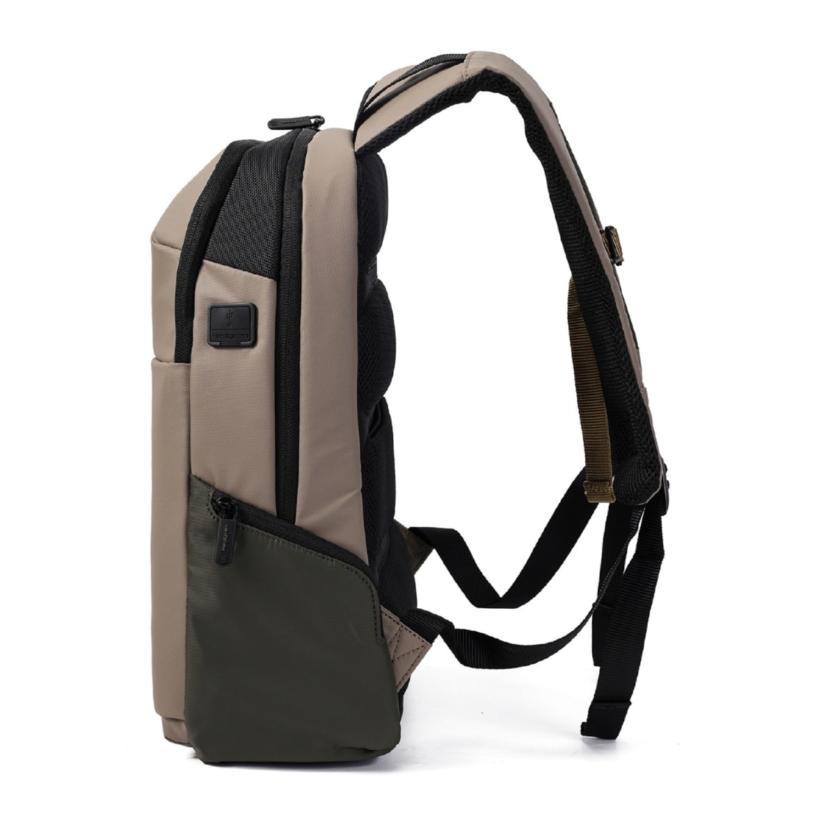 Mochila em BEGE VINTAGE 40 cm HEDGREN TRAM HCOM04 Taupe-9
