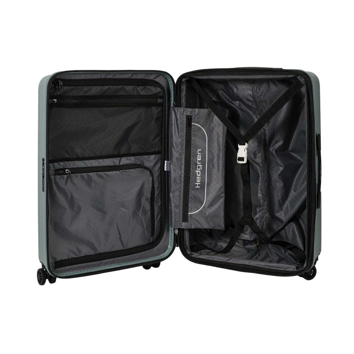 Bagagem de Porão em PRETO 65 cm HEDGREN GRIP M EXP HCMBY01M Verde-8