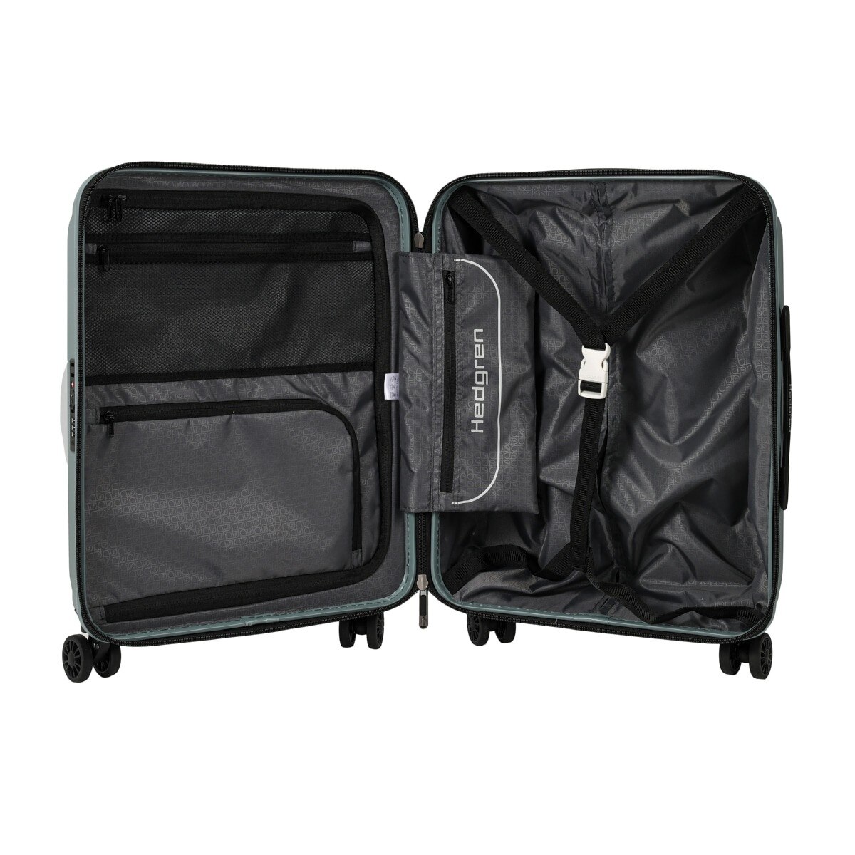 Bagagem de Cabine em PRETO 55 cm HEDGREN GRIP XS HCMBY01XS Verde-11