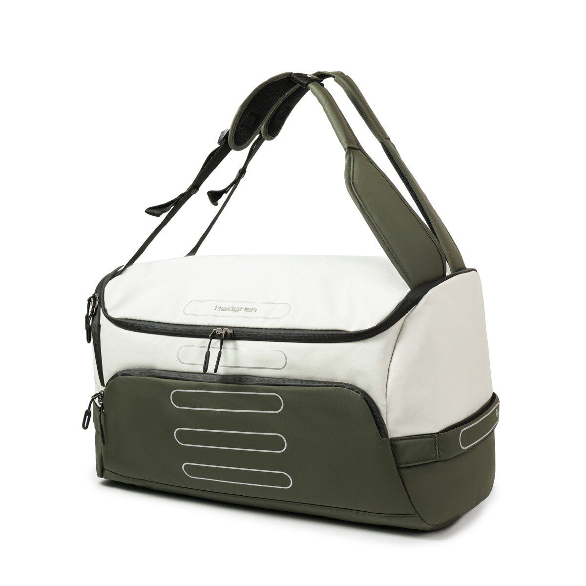 Saco de Viagem  em CINZENTO ENIGMÁTICO/VERDE AZEITONA 55 cm HEDGREN SOJOURN P HCMBP11 Cinzento-1