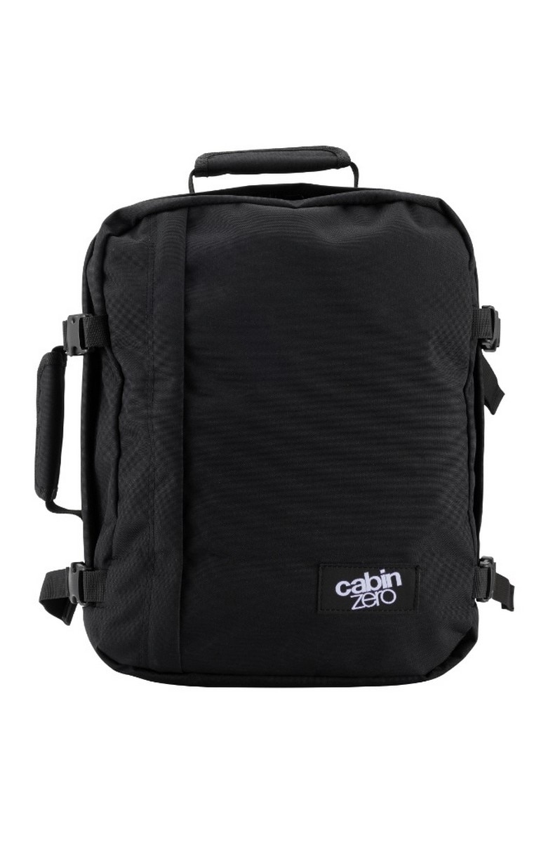 Mochila Mini CZ08 flexível preta pequena, com capacidade para 28 L Preto-1