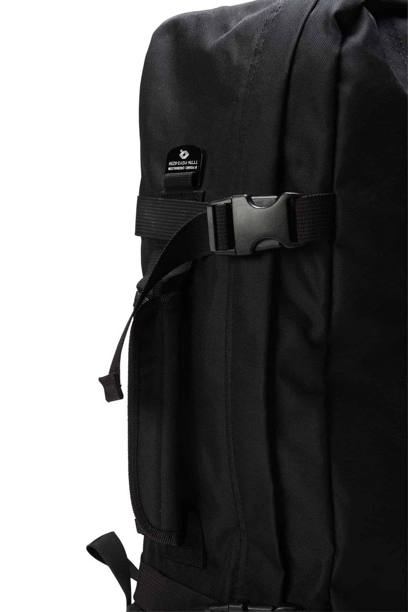 Mochila Mini CZ08 flexível preta pequena, com capacidade para 28 L Preto-5