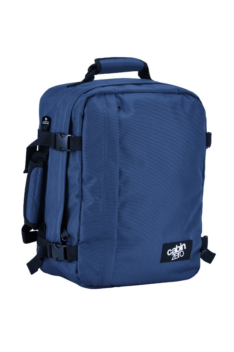 Mochila Mini CZ08 flexível azul pequena, com capacidade para 28 L Azul-marinho-2