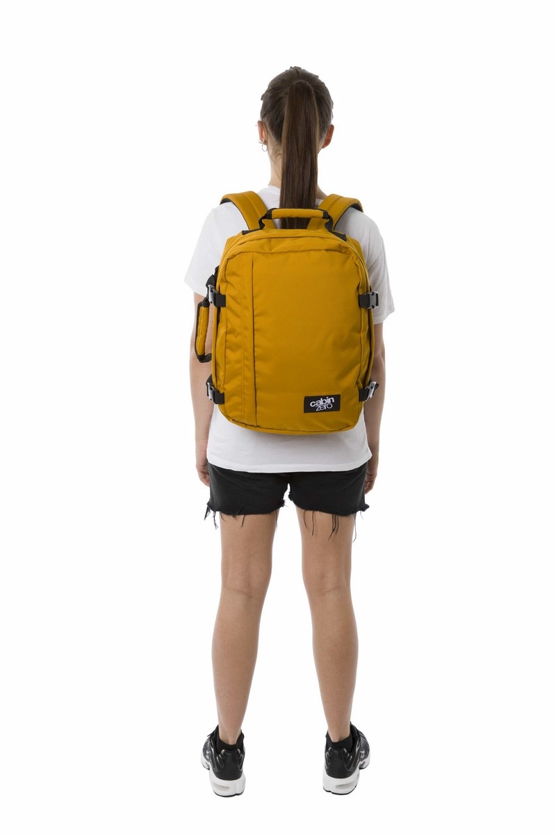Mochila Mini CZ08 flexível laranja pequena, com capacidade para 28 L Laranja-6