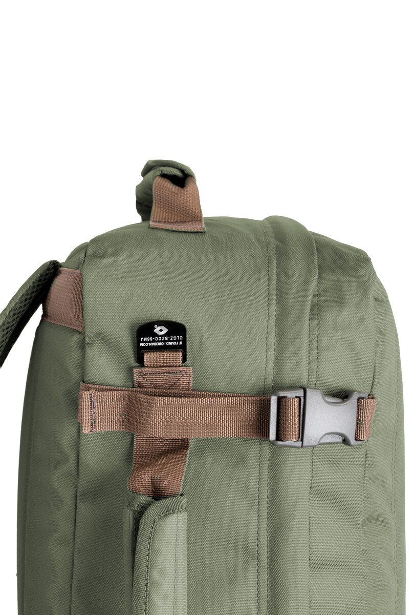 Mochila Mini CZ08 Flexível com Capacidade para 28 L - Caqui Verde-5