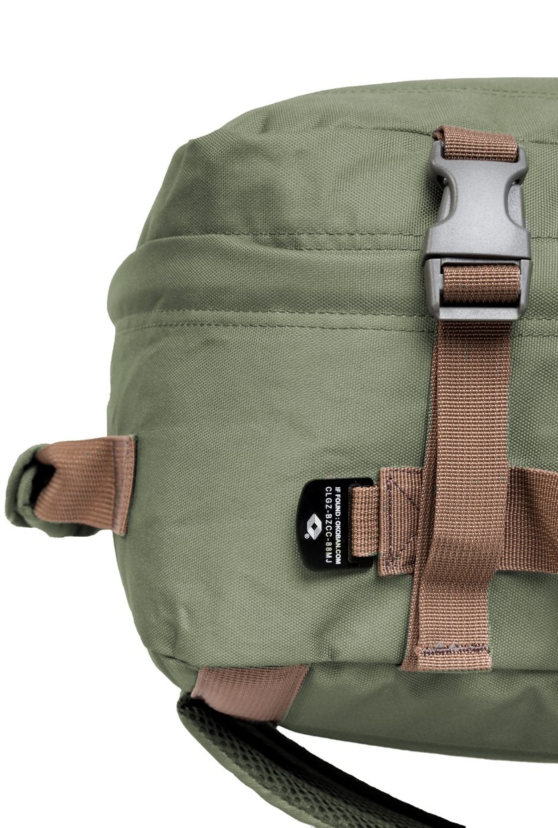 Mochila Mini CZ08 Flexível com Capacidade para 28 L - Caqui Verde-6