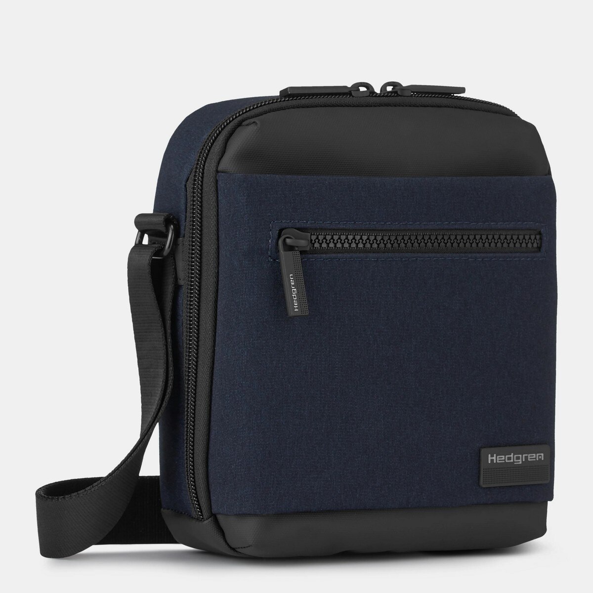 Imagem 0 de Bolsa de Cruzar Vertical em Azul RFID HEDGREN App HNXT01