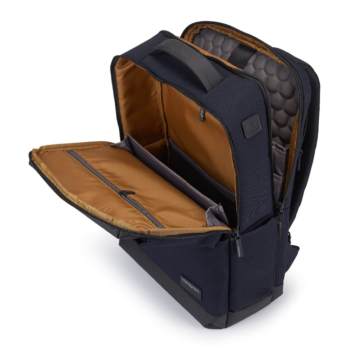 Mochila 2 Compartimentos em Azul Elegante 15,6" RFID HEDGREN script HNXT05 Azul-10