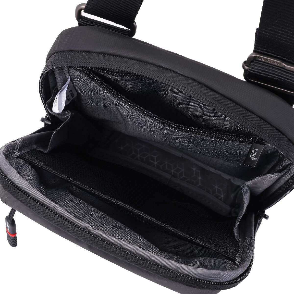 Bolsa de Tiracolo em AZUL URBANO 23,5 cm HEDGREN TURN HCOM08 Preto-5