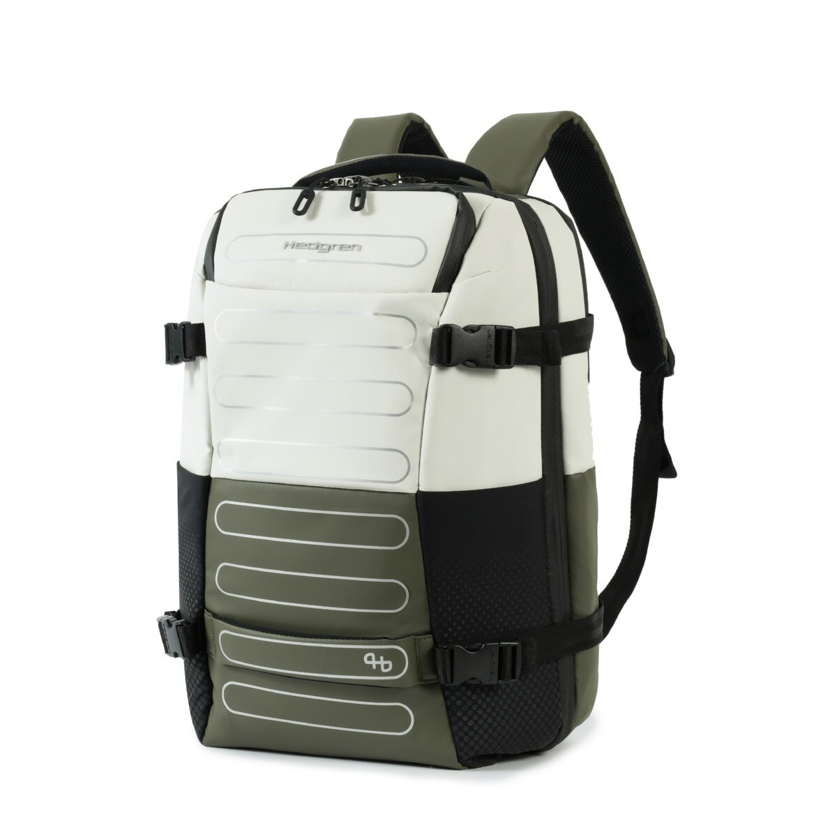 Imagem 0 de Mochila em CINZENTO ENIGMÁTICO/VERDE AZEITONA 46 cm HEDGREN TRIP M P HCMBP09