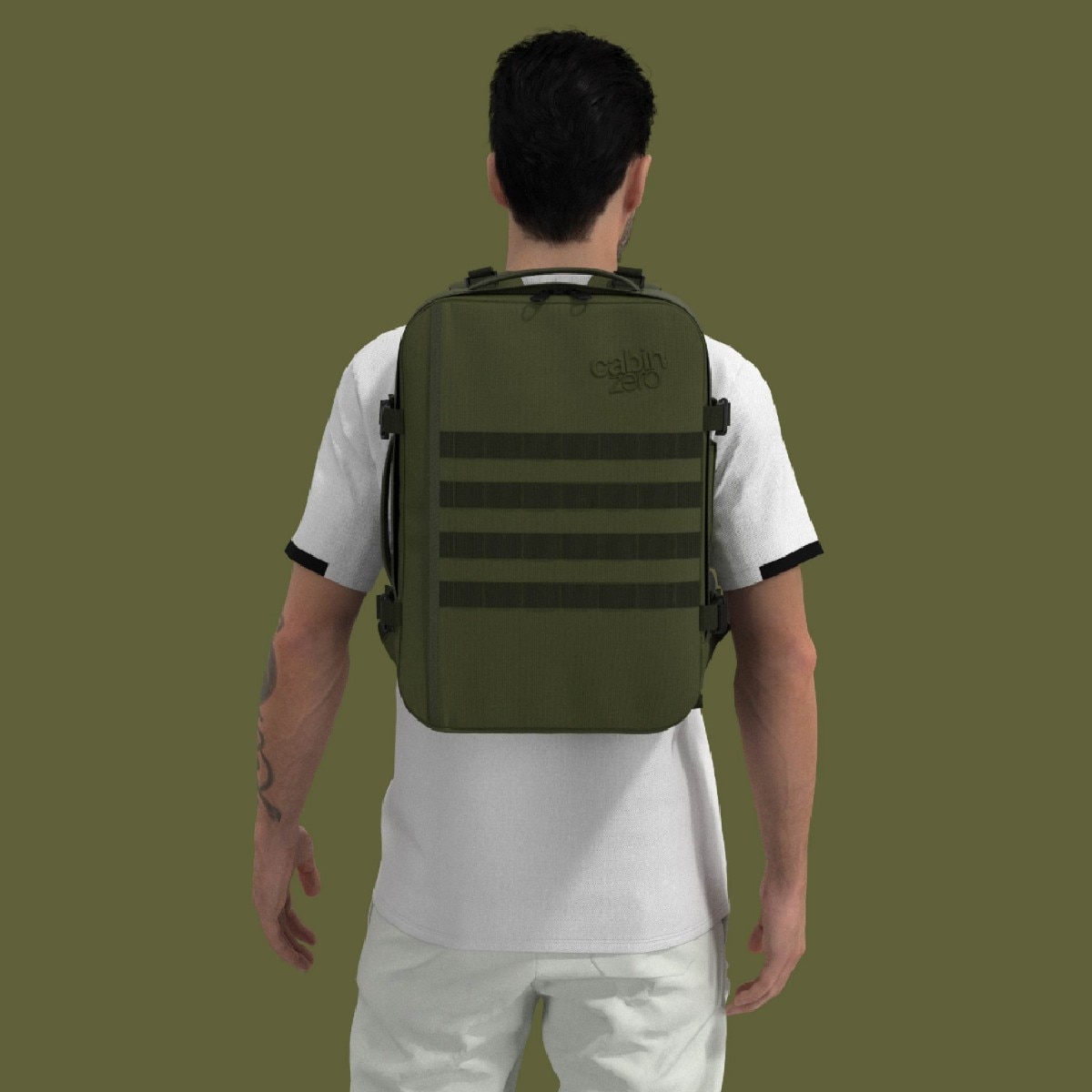 Mochila Military com Capacidade para 28 L Verde-10