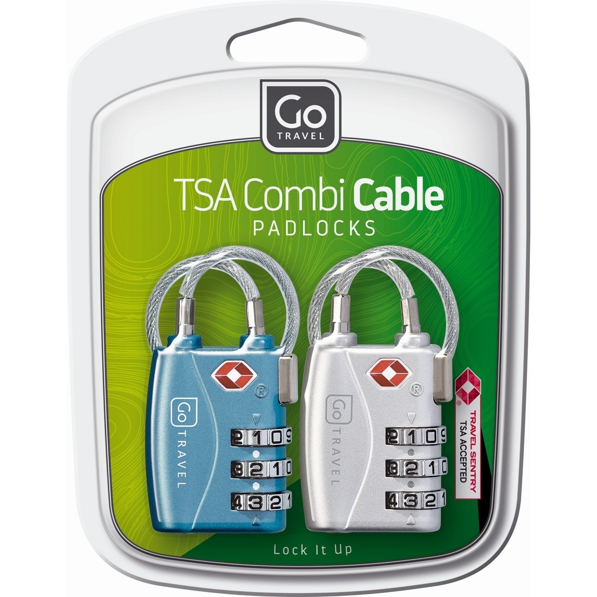Cadeados de cabo com combinação TSA 1