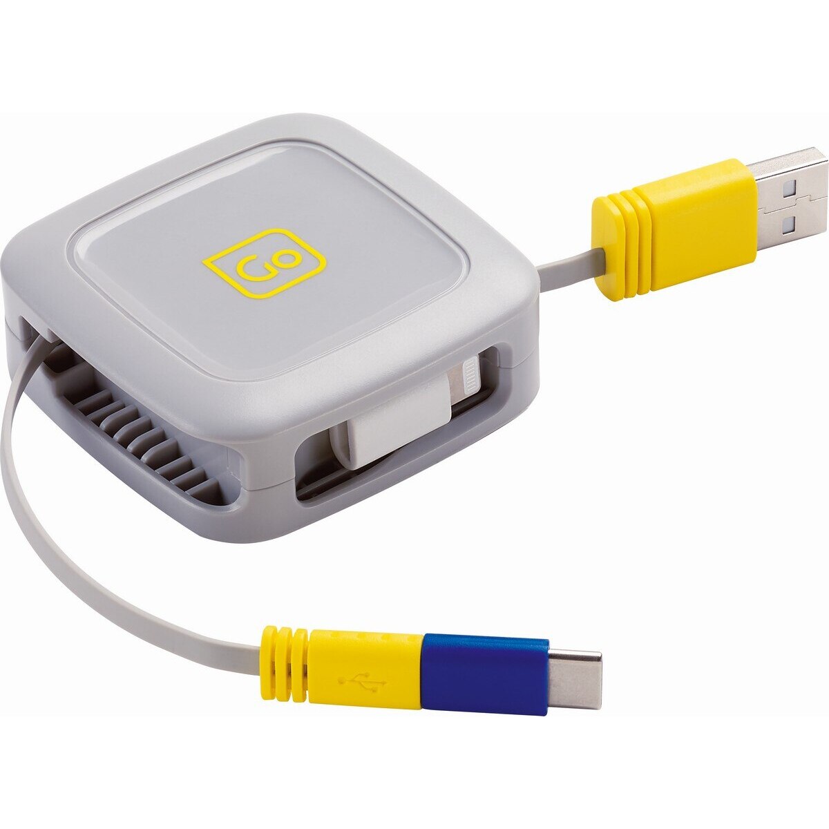 Cabo de ligação USB retrátil 3 em 1 (1M) 2