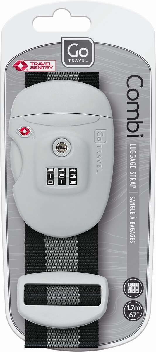 Correia para bagagem Combi TSA (preta) 1