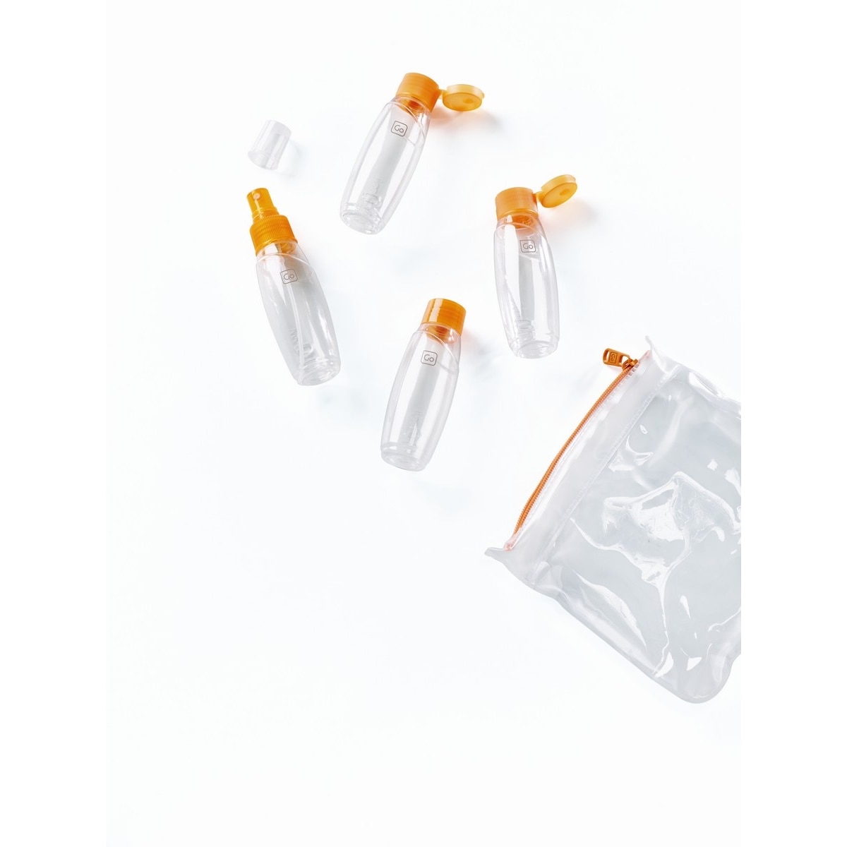 Conjunto de garrafas de cabine (cor de laranja) 3
