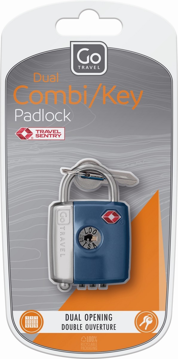 Imagem 0 de Cadeados duplos com combinação TSA