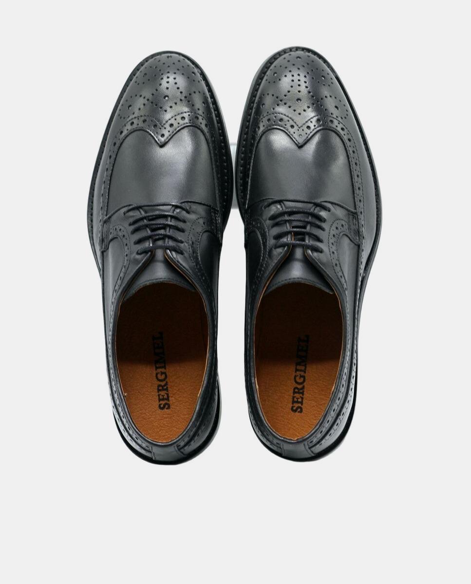 Sapato Cordões Cor Preto Preto-3