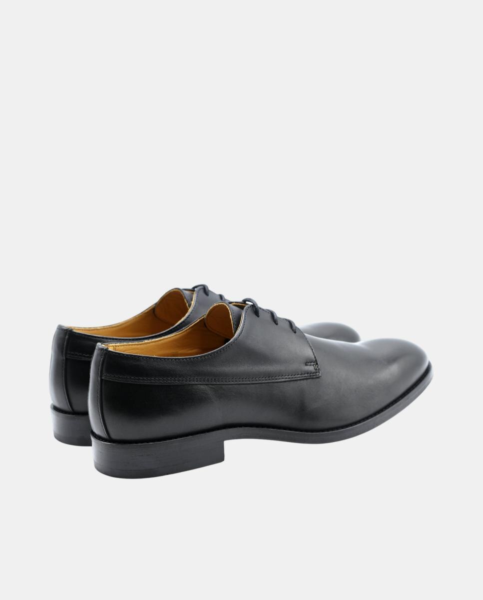 Sapatos Clássicos com Atacadores Preto Preto-3
