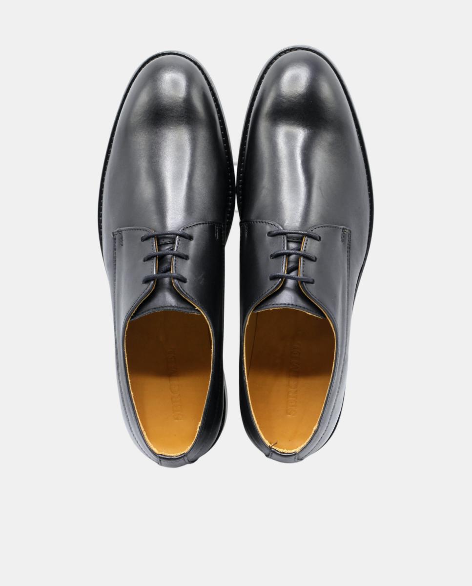 Sapatos Clássicos com Atacadores Preto Preto-4