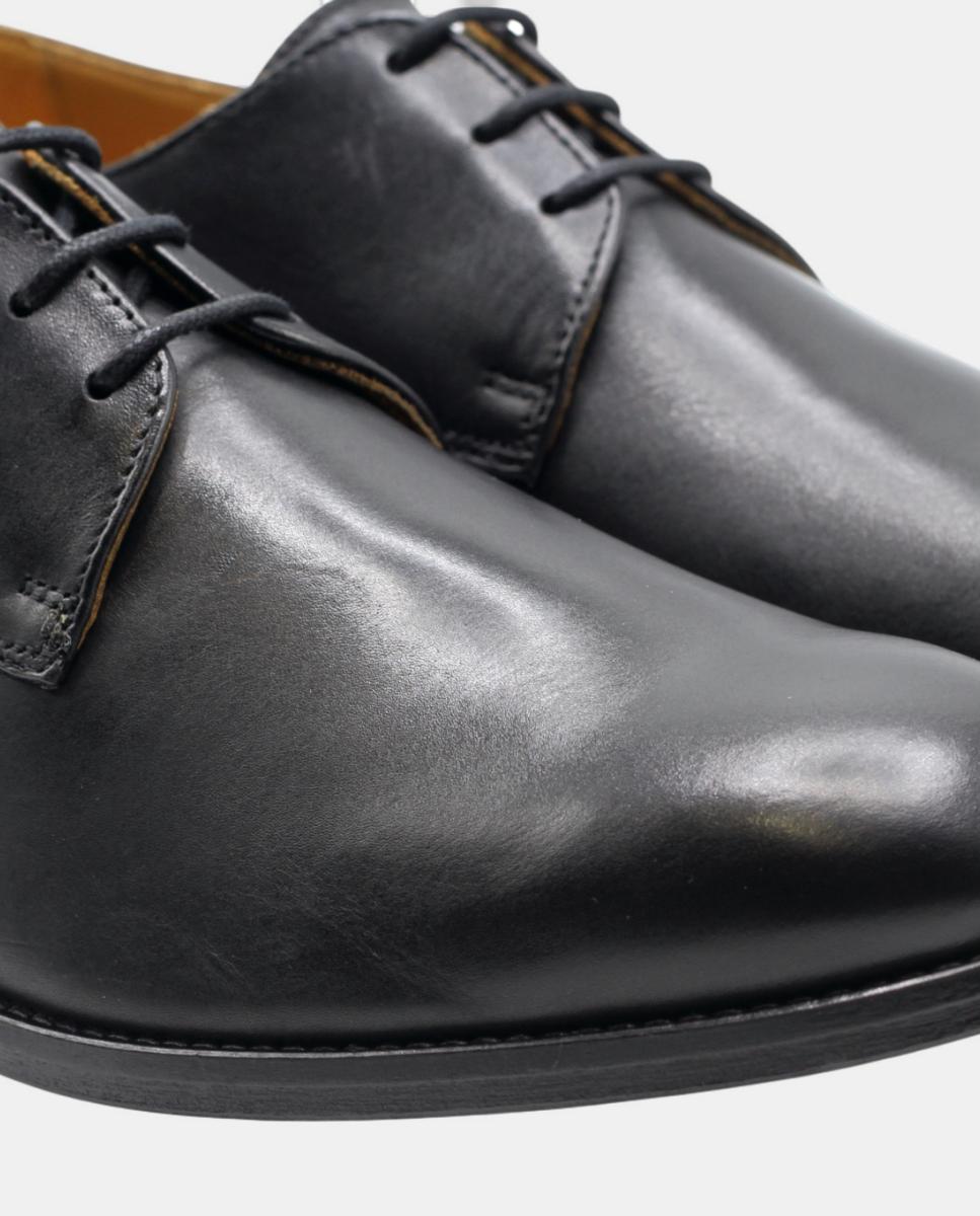 Sapatos Clássicos com Atacadores Preto Preto-5