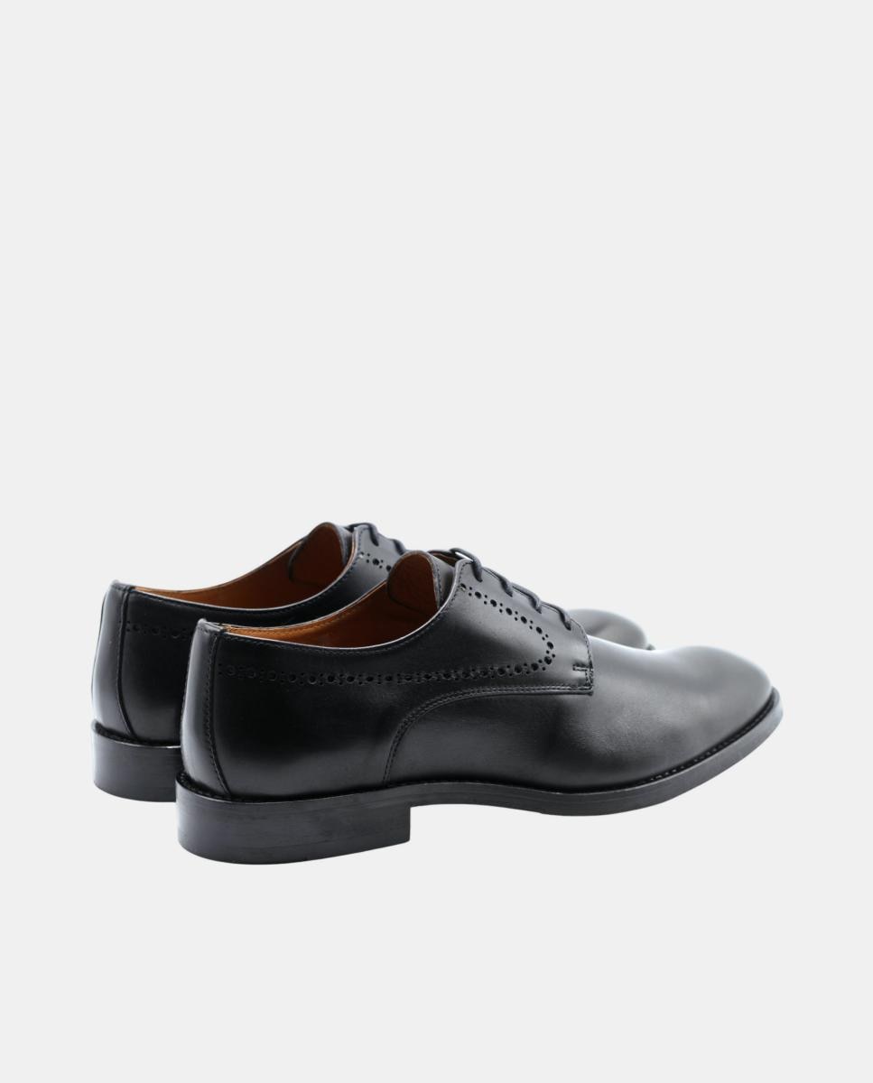 Sapatos Clássicos com Atacadores Preto Preto-3