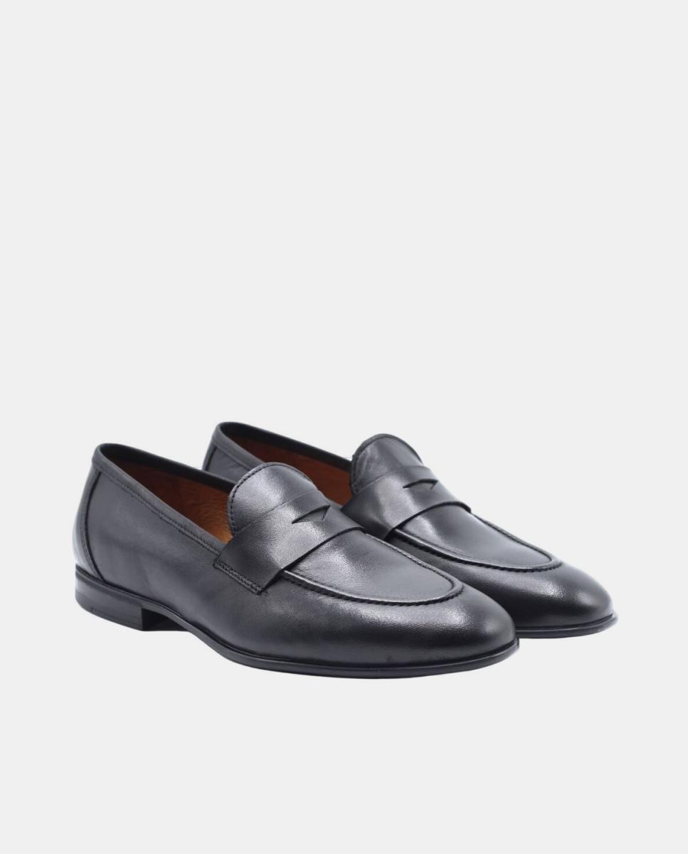 Mocassin Slip On Preto Preto-2