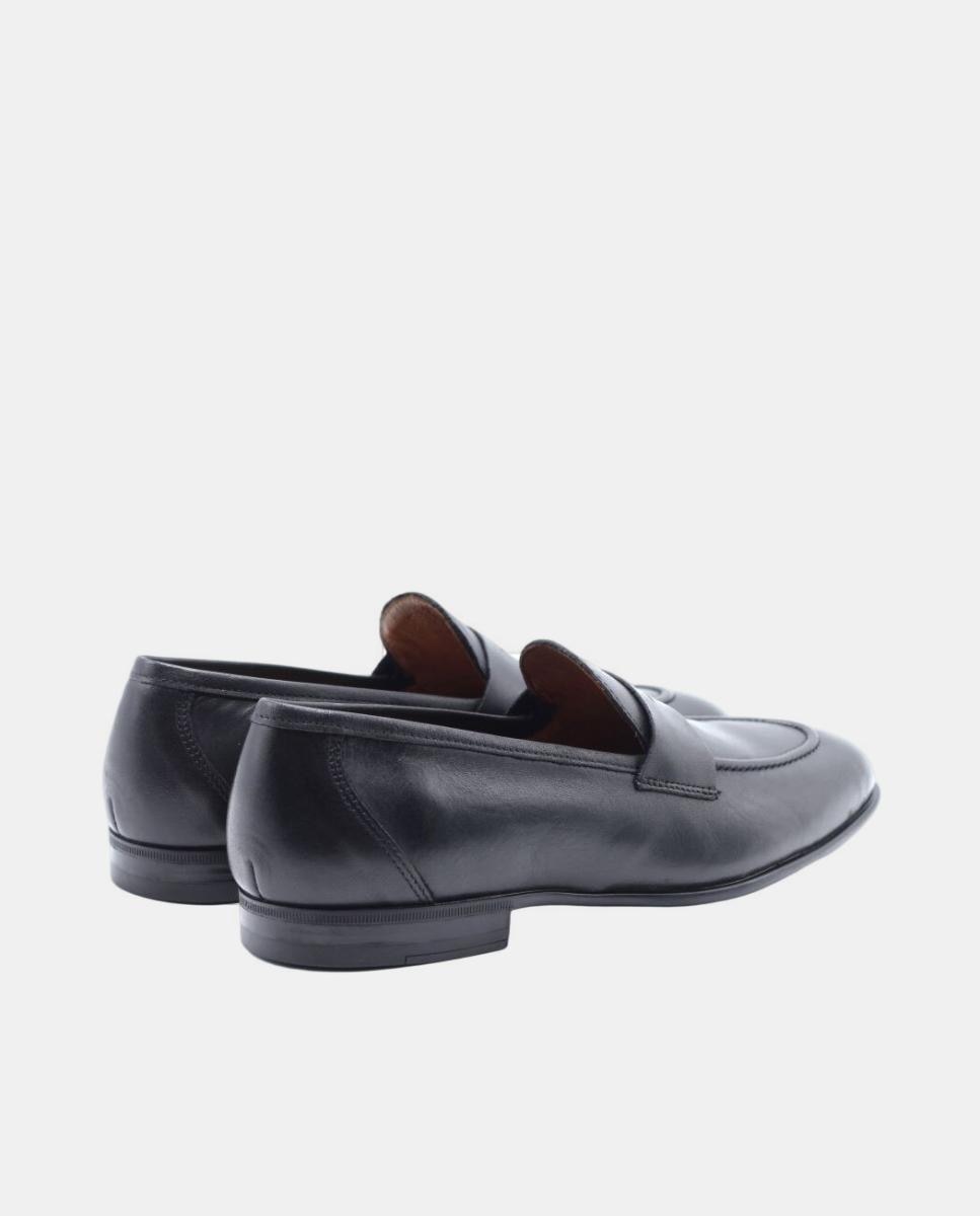 Mocassin Slip On Preto Preto-3