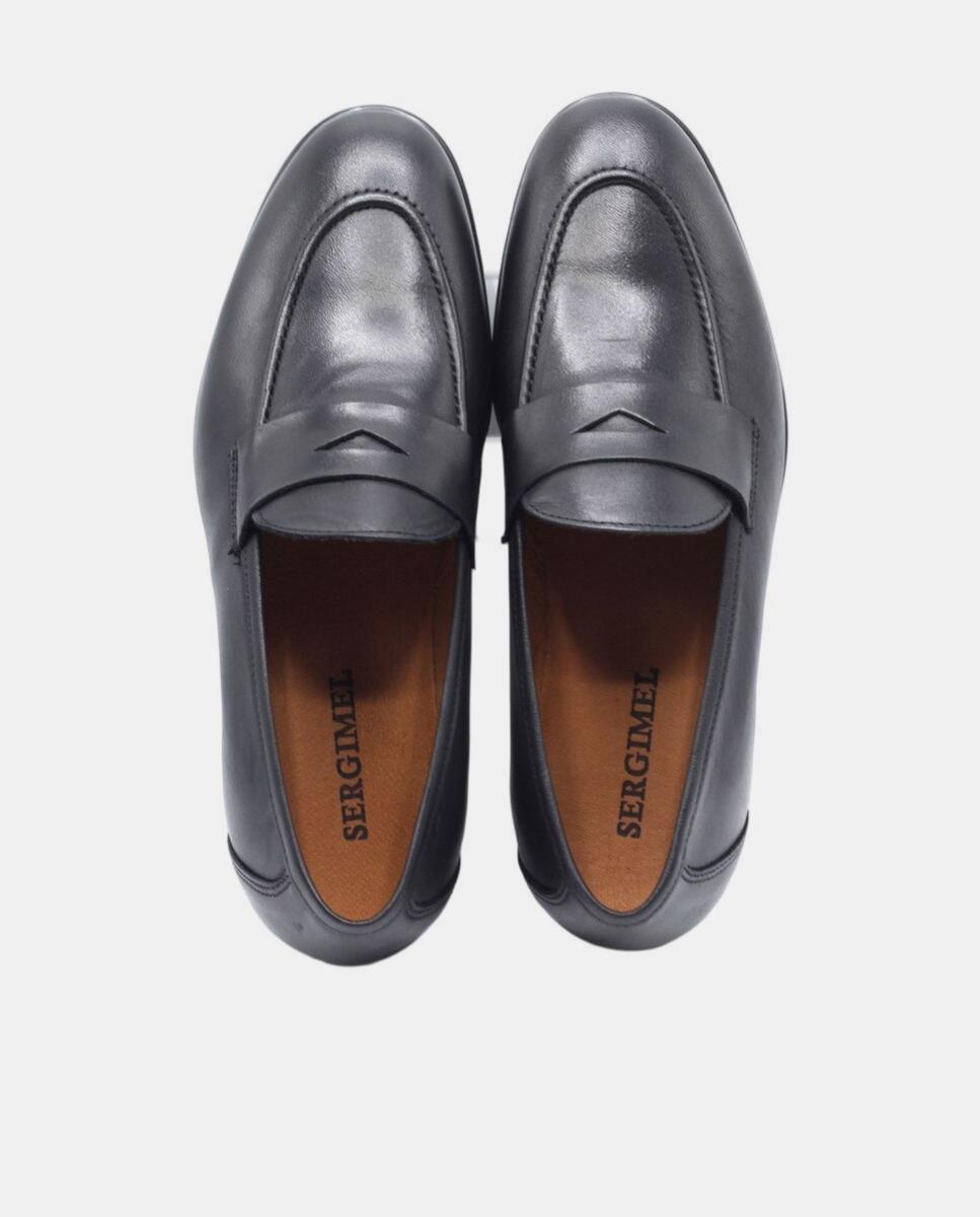 Mocassin Slip On Preto Preto-4