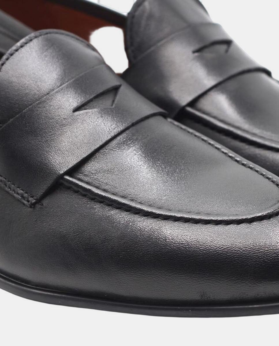 Mocassin Slip On Preto Preto-5