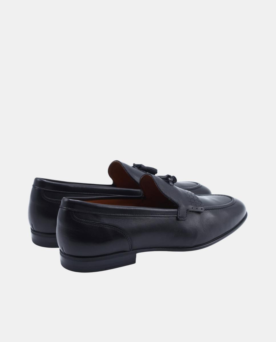 Mocasin Slip On Preto Preto-3