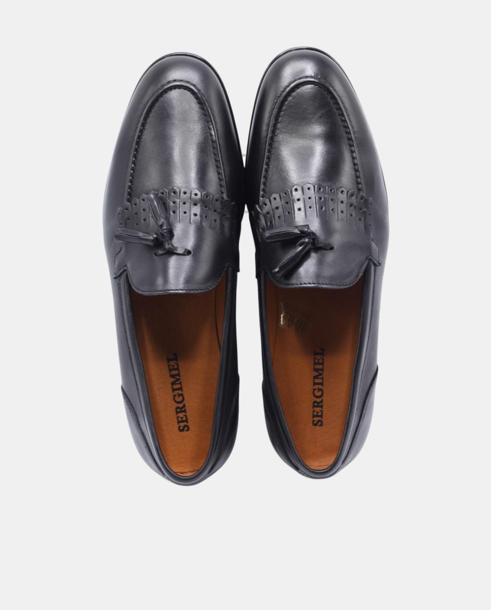 Mocasin Slip On Preto Preto-4