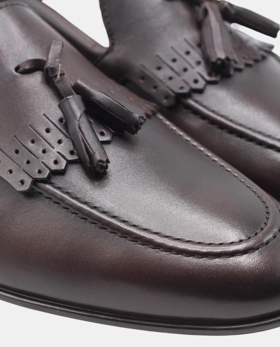 Mocasin Slip On Castanho Castanho-escuro-5
