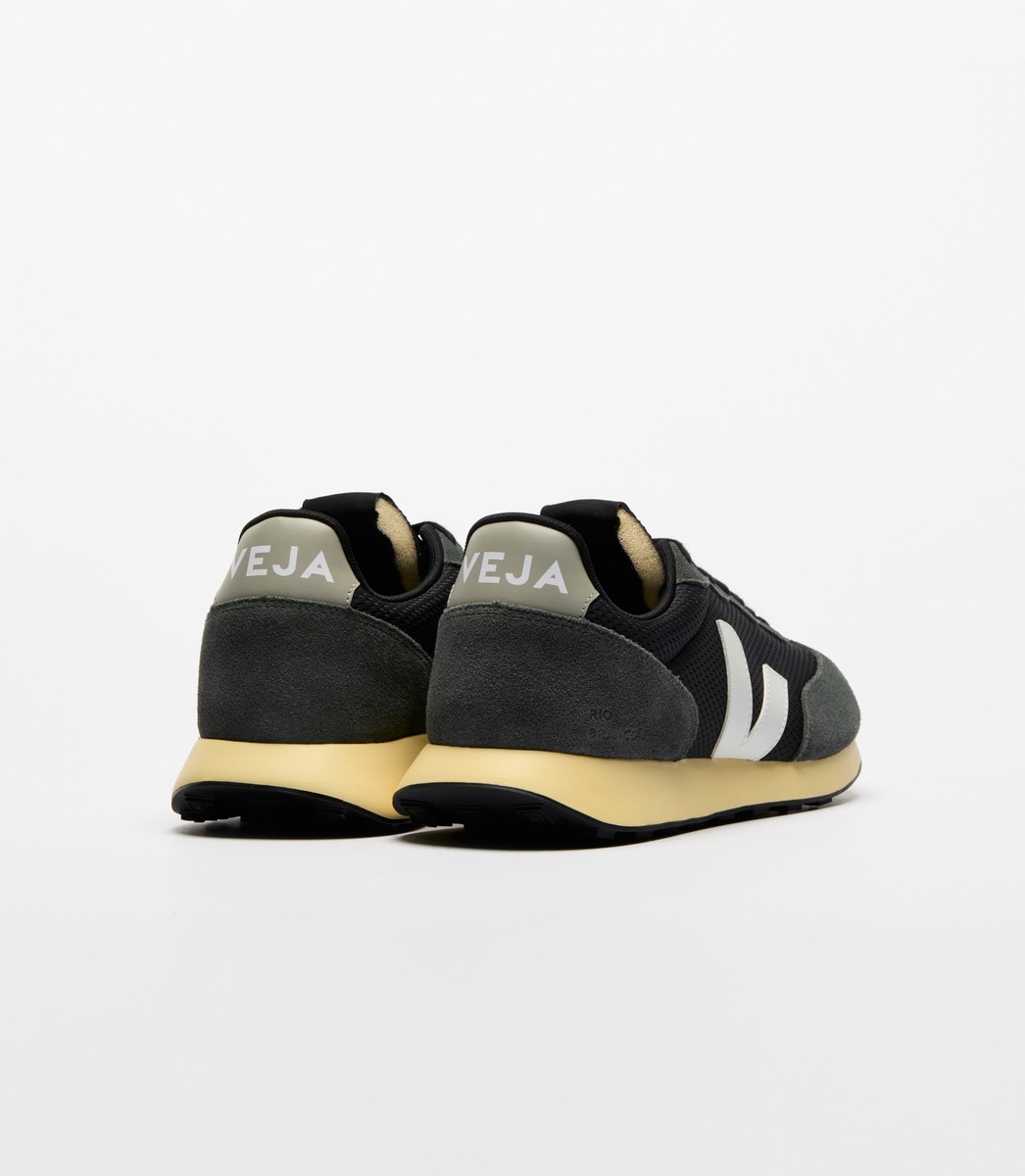 Sapatilhas Modelo Modelo Rio Brancode Alveomesh com Atacadores Preto-3