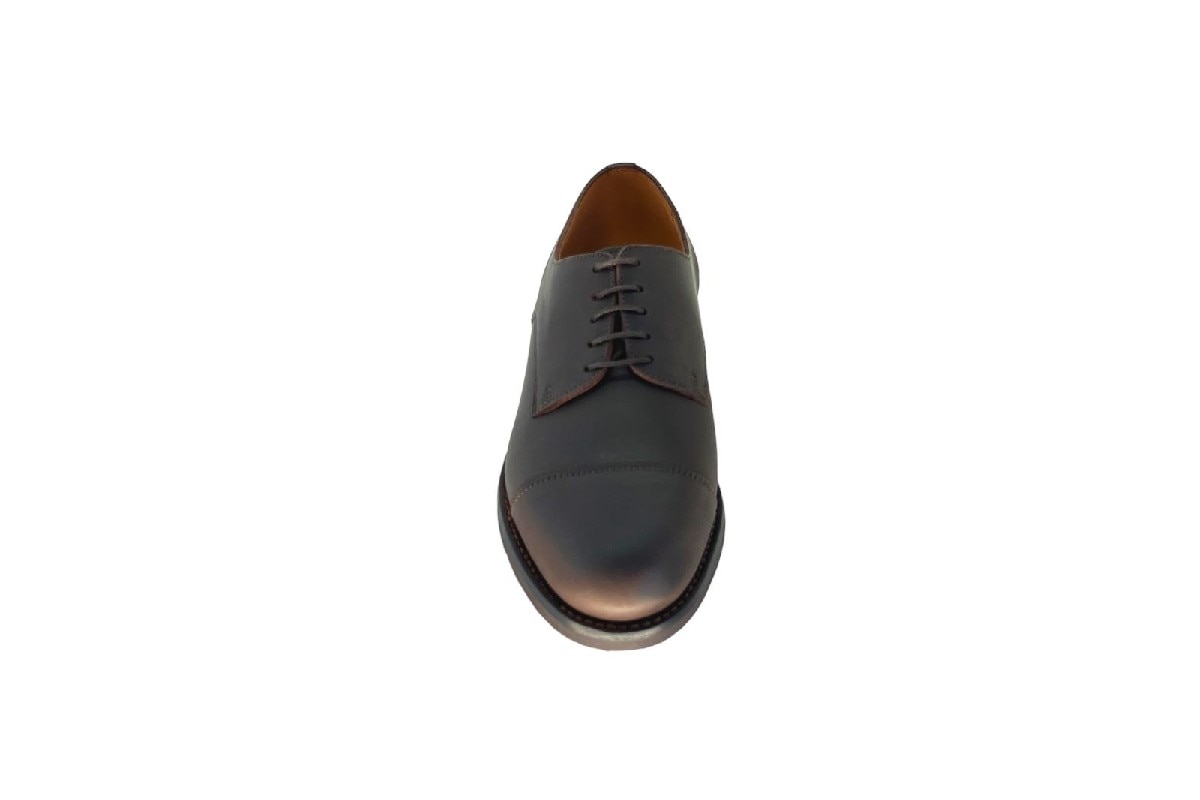 Sapato Derby Oxford em Pele Castanho 3