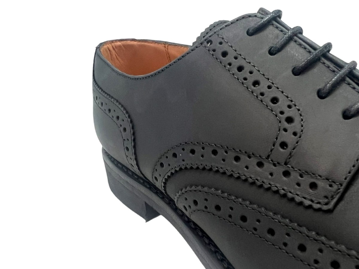 Sapato Derby Oxford em Pele Preto 4