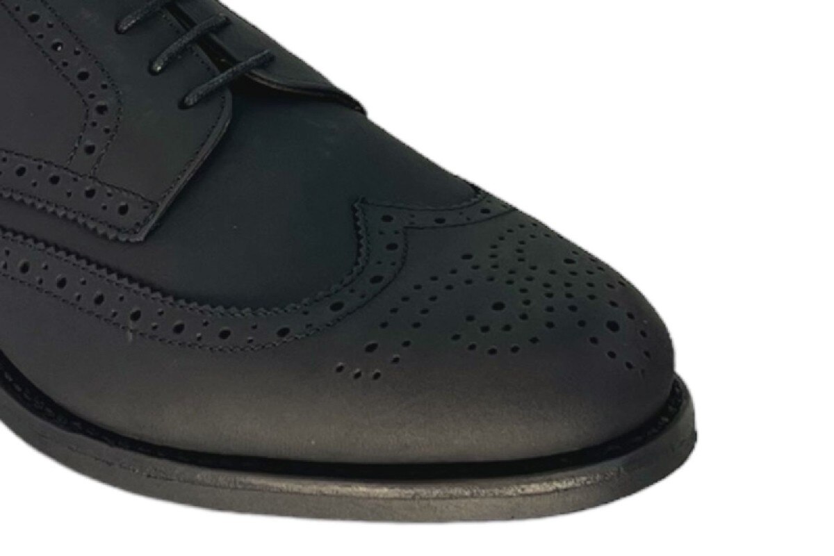Sapato Derby Oxford em Pele Preto 5