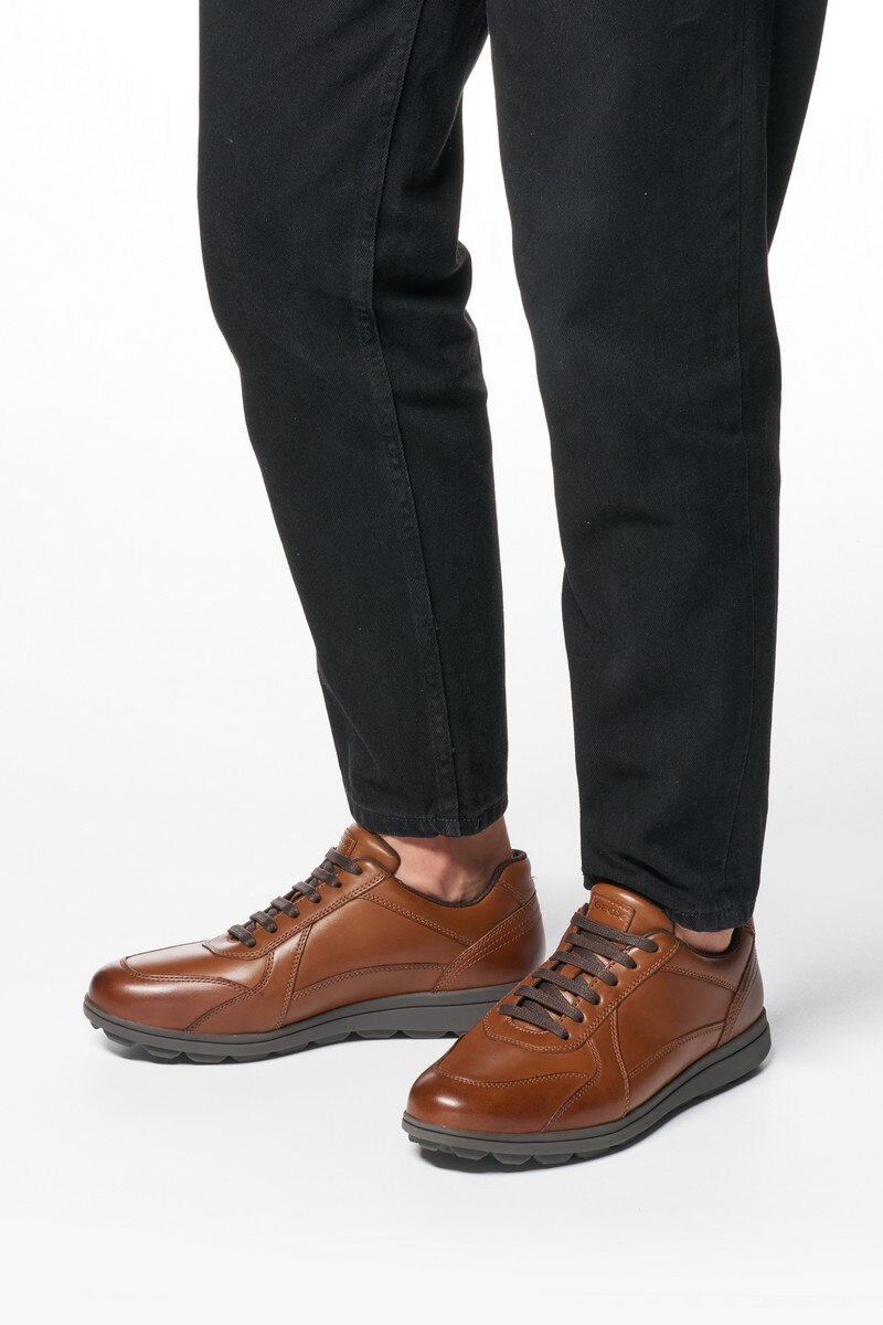 Sapatos almofadados castanhos 11