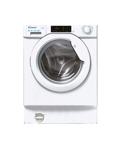 Imagem 0 de Máquina de Lavar Roupa Encastrável Candy Smart Inverter CBW 48TWME-S de 8 kg e 1400 rpm - Branco