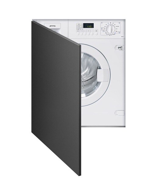 Imagem 0 de Máquina de Lavar Roupa Encastrável Smeg LBI107 Carga Frontal de 7 kg e de 1000 rpm - Branco
