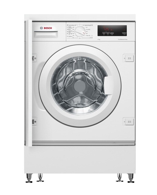Imagem 0 de Máquina de Lavar Roupa Encastrável Bosch Série 6 WIW24307ES Carga Frontal de 8 kg e 1200 rpm - Branco
