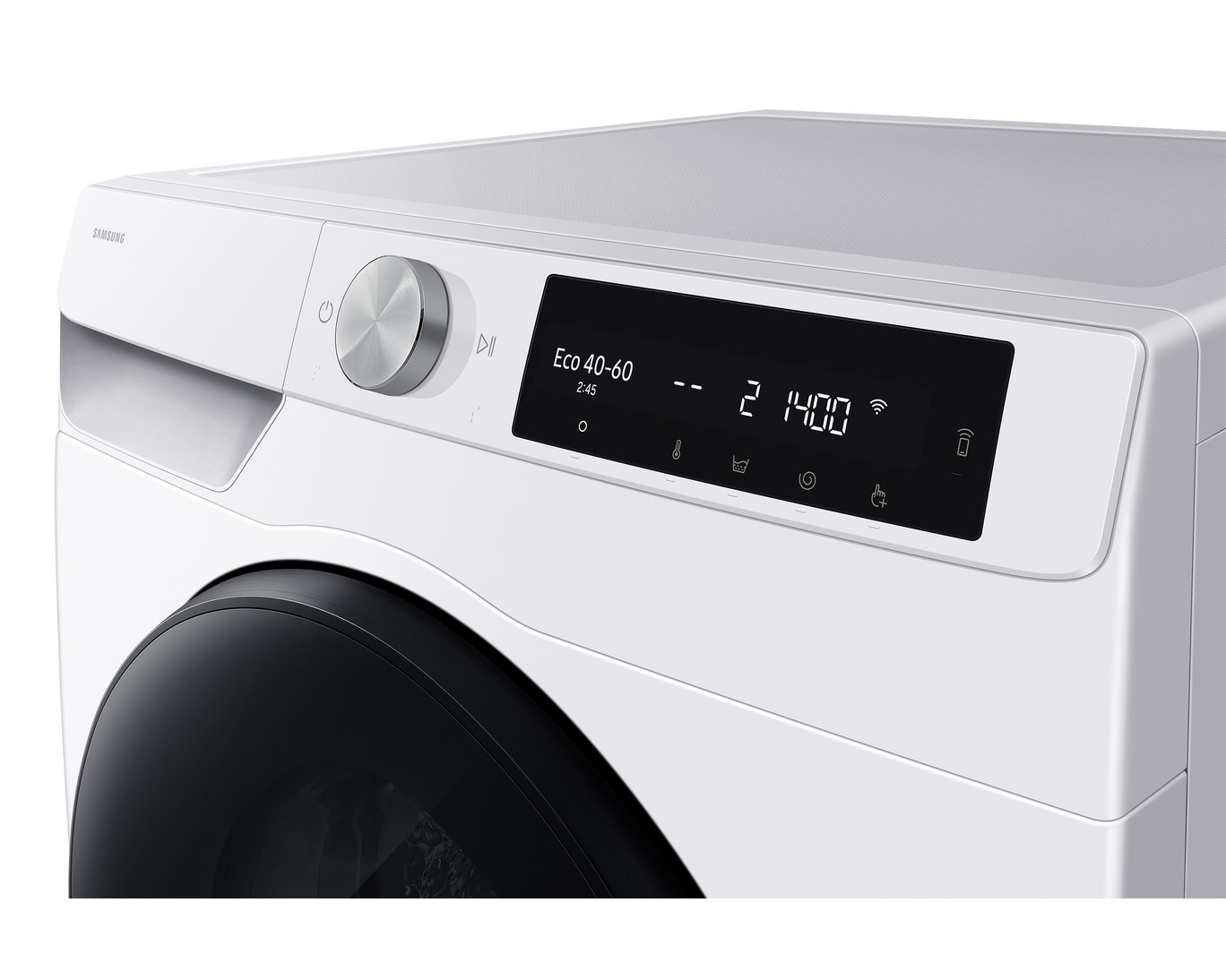 Máquina de Lavar e Secar Roupa Samsung WD10HG6U94BEU3 D/A, DIT, Auto-Disp., AI Wash, S.Speed39, AI EB, AI Control de 10/6 Kg - Branco Branco-9